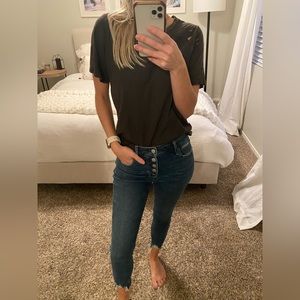 Gray distressed tshirt